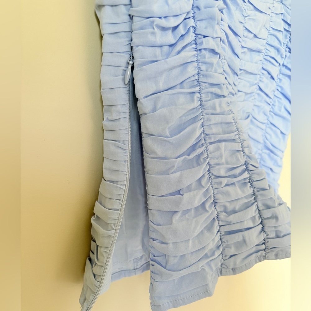 NEW Reformation Archer Top Ice Water Light Blue | US 4 UK 8 - Picture 10 of 11